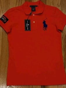 RALPH LAUREN WOMEN BIG PONY US OPEN LOGO T-SHIRT